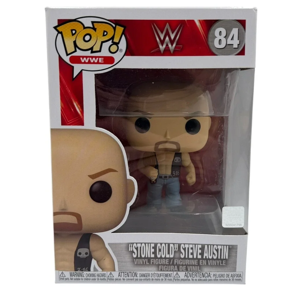 Funko Pop WWE Stone Cold Steve Austin 84 Vinyl Figure Wrestling 3:16 Vest
